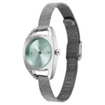 Vyb Spotlight By Fastrack Quartz Analog Blue Dial Silver Stainless Steel Strap Watch For Girls - Image 3