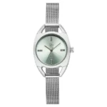Vyb Spotlight By Fastrack Quartz Analog Blue Dial Silver Stainless Steel Strap Watch For Girls - Image 2