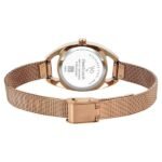 Vyb Spotlight By Fastrack Quartz Analog Silver Dial Rose Gold Stainless Steel Strap Watch For Girls - Image 5