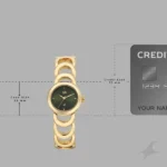 Vyb Bliss By Fastrack Quartz Analog Green Dial Golden Metal Strap Watch For Girls - Image 6