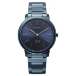 Edge Meister Quartz Analog Blue Dial Blue Stainless Steel Strap Watch For Men