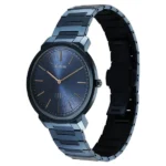 Edge Meister Quartz Analog Blue Dial Blue Stainless Steel Strap Watch For Men - Image 2