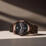 Titan Neo Splash Quartz Multifunction Brown Dial Stainless Steel Strap Watch for Men - Image 2