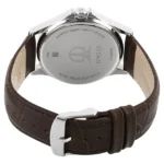 Titan Quartz Multifunction Silver Dial Leather Strap Watch for Men - Image 3