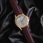 Titan Quartz Multifunction White Dial Leather Strap Watch for Men - Image 2