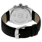 Titan Men's Midnight Precision: Multifunction Blue Dial with Classic Leather Strap Watch - Image 3