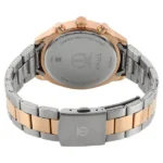 Titan Men's Metropolitan Luxe: Multifunction Black Dial with Two-Tone Stainless Steel Bracelet Watch - Image 3
