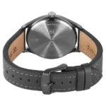 Titan Neo Basics Analog with Gray Dial Gray Leather Strap Watch for Men - Image 3