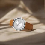 Titan Men's Urban Edge Lustrous White Dial Leather Watch - Image 2