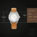 Titan Men's Urban Edge Lustrous White Dial Leather Watch - Image 5