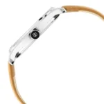 Titan Men's Urban Edge Lustrous White Dial Leather Watch - Image 4