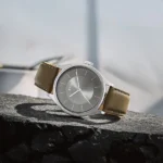 Titan Men's Urban Edge Lustrous Olive Dial Leather Watch - Image 2