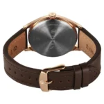 Titan Neo Basics Analog with Brown Dial Brown Leather Strap Watch for Men - Image 4