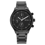 Titan Neo Black Dial Quartz Multifunction Stainless Steel Strap watch for Men