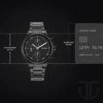Titan Neo Black Dial Quartz Multifunction Stainless Steel Strap watch for Men - Image 5