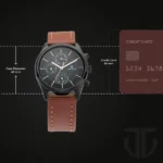 Titan Workwear Multifunction Black Dial Brown Leather Strap Watch For Men - Image 5