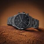 Titan Workwear Multifunction Black Dial Black Metal Strap Watch For Men - Image 2