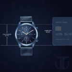 Titan Men's Sartorial Neo Splash: Blue Dial Multifunction Watch with Mesh Strap - Image 3