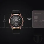 Titan Men's Infinity Chrono watch: Precise Black Dial, Rose Gold Highlights, Durable Leather Strap - Image 5
