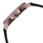 Titan Men's Infinity Chrono watch: Precise Black Dial, Rose Gold Highlights, Durable Leather Strap - Image 4