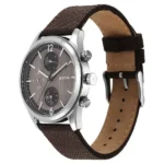 Titan Wrist Wit Quartz Analog with Day and Date Brown Dial Leather Strap Watch for Men - Image 3