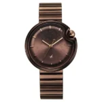 Fastrack Groove Analog with Brown Dial Brown Metal Strap Watch for Girls