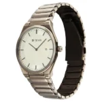 Titan Classique Slim Wear Quartz Analog Champagne Dial Brown Stainless Steel Strap Refined Formal Dress Watch For Men - Image 2