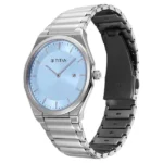 Titan Classique Slim Wear Quartz Analog Blue Dial Silver Stainless Steel Strap Refined Formal Dress Watch For Men - Image 2