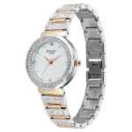 Titan Raga Spotlight Quartz Analog Mother of Pearl Dial Two Toned Metal Strap Watch For Women - Image 2