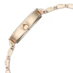 Titan Raga Spotlight Quartz Analog Mother of Pearl Dial Rose Gold Metal Strap Watch For Women - Image 4