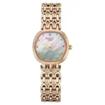 Fastrack Groove Analog with Silver Dial Silver Metal Strap Watch for Girls