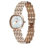 Fastrack Groove Analog with Silver Dial Silver Metal Strap Watch for Girls - Image 2