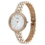 Titan Raga Spotlight Quartz Analog Silver Dial Rose Gold Metal Strap Watch For Women - Image 2