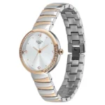 Titan Raga Spotlight Quartz Analog Silver Dial Two Toned Metal Strap Watch For Women - Image 2