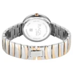 Titan Raga Spotlight Quartz Analog Silver Dial Two Toned Metal Strap Watch For Women - Image 4