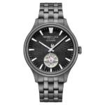 Kenneth Cole Automatic Black Dial Grey Stainless Steel Strap Watch For Men