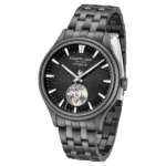Kenneth Cole Automatic Black Dial Grey Stainless Steel Strap Watch For Men - Image 2