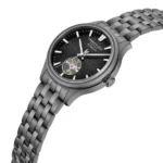 Kenneth Cole Automatic Black Dial Grey Stainless Steel Strap Watch For Men - Image 4