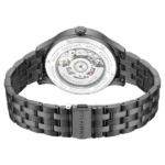 Kenneth Cole Automatic Black Dial Grey Stainless Steel Strap Watch For Men - Image 5