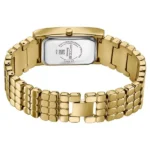 Poze Poze Quartz Analog Green Dial Golden Metal Strap Watch For Women - Image 4