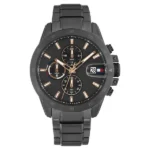 Tommy Hilfiger Quartz Multifunction Grey Dial Grey Stainless Steel Strap Watch For Men