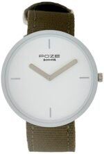 Sonata Poze 6 Strokes and Stroll Quartz White Round Dial Men's Watch | Nylon Strap Material | Watches for Men Analog