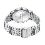 Sonata Poze 6 Chrome Calling Quartz Green Round Dial Men's Watch | Stainless Steel Strap Material | Watches for Men Analog - Image 3