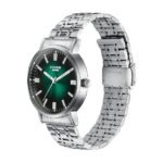 Sonata Poze 6 Chrome Calling Quartz Green Round Dial Men's Watch | Stainless Steel Strap Material | Watches for Men Analog - Image 2