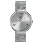 Sonata Poze Quartz Analog Silver dial Metal Strap Watch for Men