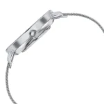 Sonata Poze Quartz Analog White Dial Silver Metal Strap Watch For Men - Image 3
