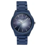 Sonata Poze Quartz Analog Blue Dial Metal Strap Watch For Men