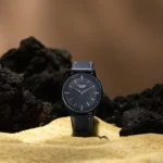 Sonata Poze Quartz Analog Black Dial Leather Strap Watch For Men - Image 5