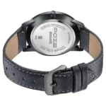 Sonata Poze Quartz Analog Black Dial Leather Strap Watch For Men - Image 4
