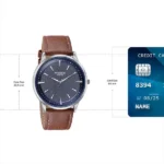 Sonata Poze Quartz Analog Blue Dial Leather Strap Watch For Men - Image 6
